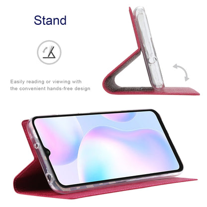 For Asus Zenfone 7 ZS670KS ViLi DMX Series Shockproof TPU + PU Leather Magnetic Attraction Horizontal Flip Case with Card Slot & Holder(Rose Red) by ViLi