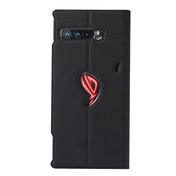 For Asus ROG Phone 3 ZS661KS ViLi DMX Series Shockproof TPU + PU Leather Magnetic Attraction Horizontal Flip Case with Card Slot & Holder(Black) by ViLi