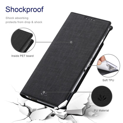 For Asus ROG Phone 3 ZS661KS ViLi DMX Series Shockproof TPU + PU Leather Magnetic Attraction Horizontal Flip Case with Card Slot & Holder(Black) by ViLi