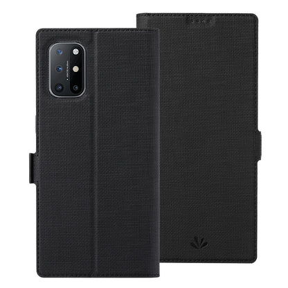 For OnePlus 8T ViLi K Series Shockproof TPU + PU Leather Magnetic Buckle Horizontal Flip Case with Card Slots & Wallet & Holder(Black) by ViLi