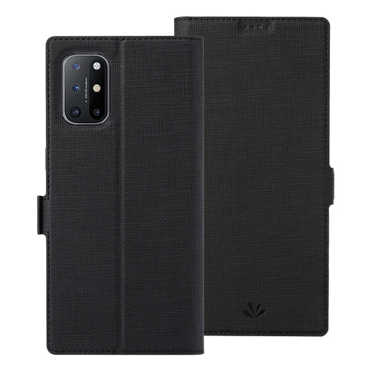 For OnePlus 8T ViLi K Series Shockproof TPU + PU Leather Magnetic Buckle Horizontal Flip Case with Card Slots & Wallet & Holder(Black) by ViLi