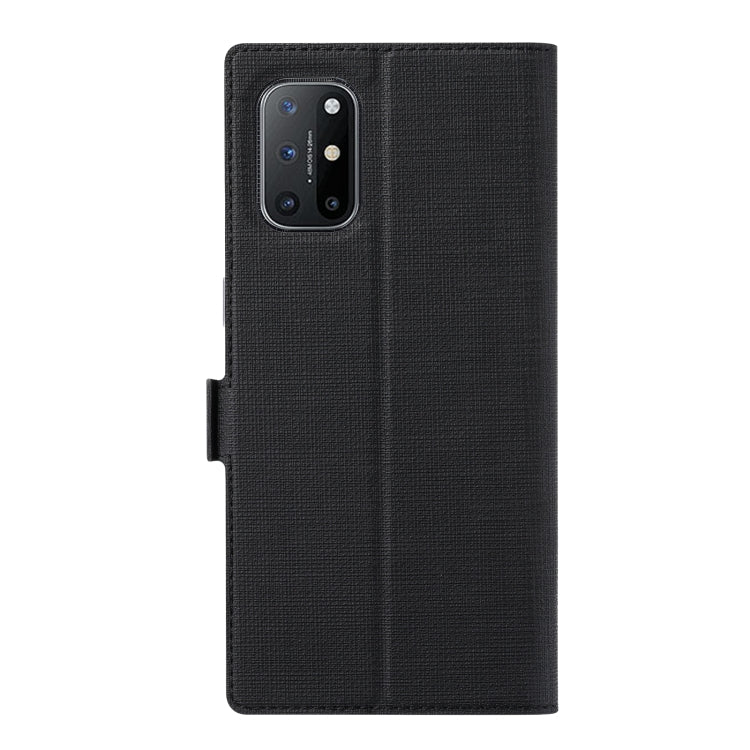 For OnePlus 8T ViLi K Series Shockproof TPU + PU Leather Magnetic Buckle Horizontal Flip Case with Card Slots & Wallet & Holder(Black) by ViLi