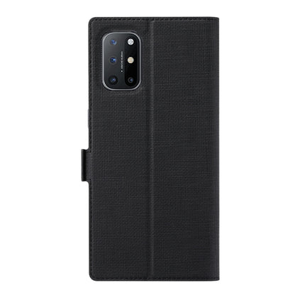 For OnePlus 8T ViLi K Series Shockproof TPU + PU Leather Magnetic Buckle Horizontal Flip Case with Card Slots & Wallet & Holder(Black) by ViLi