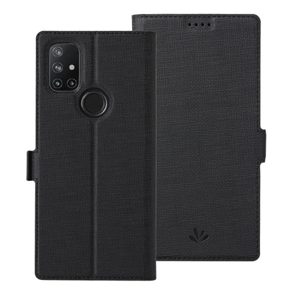 For OnePlus Nord N10 5G ViLi K Series Shockproof TPU + PU Leather Magnetic Buckle Horizontal Flip Case with Card Slots & Wallet & Holder(Black) by ViLi