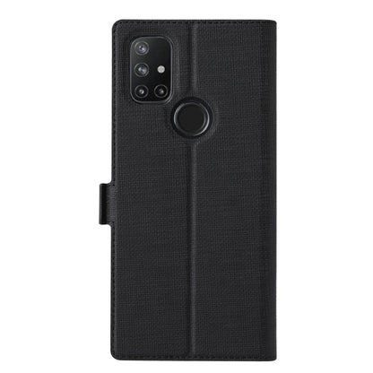 For OnePlus Nord N10 5G ViLi K Series Shockproof TPU + PU Leather Magnetic Buckle Horizontal Flip Case with Card Slots & Wallet & Holder(Black) by ViLi
