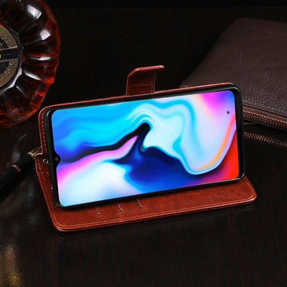 For Lenovo K12 idewei Crazy Horse Texture Horizontal Flip Leather Case with Holder & Card Slots & Wallet(Rose Red) by idewei