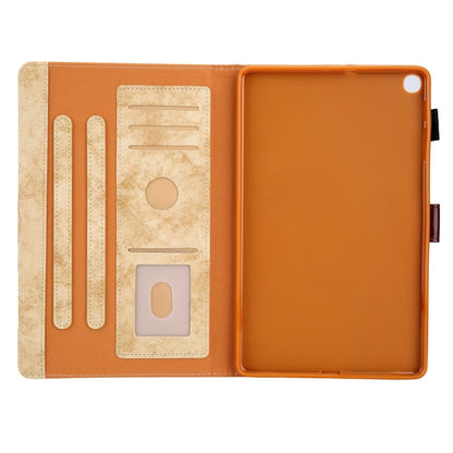 For Galaxy Tab A 8.0 (2019) / T290 Business Style Horizontal Flip Leather Case, with Holder & Card Slot & Photo Frame & Sleep / Wake-up Function(Yellow) by bashfashion