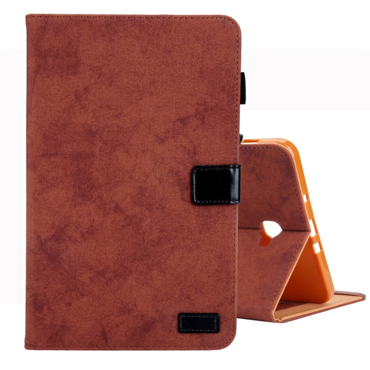 For Galaxy Tab A 10.1 (2016) / T580 Business Style Horizontal Flip Leather Case, with Holder & Card Slot & Photo Frame & Sleep / Wake-up Function(Brown) by bashfashion
