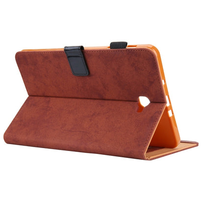 For Galaxy Tab A 10.1 (2016) / T580 Business Style Horizontal Flip Leather Case, with Holder & Card Slot & Photo Frame & Sleep / Wake-up Function(Brown) by bashfashion