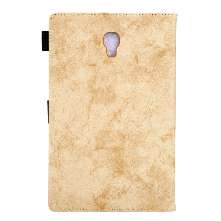 For Galaxy Tab A 10.5 / T590 Business Style Horizontal Flip Leather Case, with Holder & Card Slot & Photo Frame & Sleep / Wake-up Function(Yellow) by bashfashion