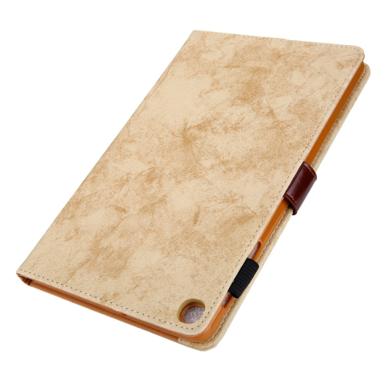 For Galaxy Tab S5e / T720 Business Style Horizontal Flip Leather Case, with Holder & Card Slot & Photo Frame & Sleep / Wake-up Function(Yellow) by bashfashion