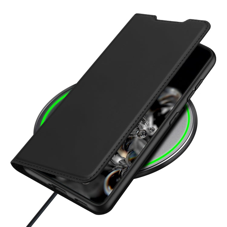 For Samsung Galaxy S21 5G DUX DUCIS Skin Pro Series Horizontal Flip PU + TPU Leather Case with Holder & Card Slots(Black) by DUX DUCIS