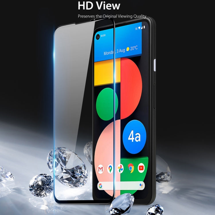 For Xiaomi Redmi Note 9T 5G / Note 9 5G DUX DUCIS 0.33mm 9H Medium Alumina HD Full Screen Tempered Glass Film (Black) by DUX DUCIS