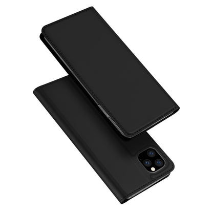 For iPhone 11 DUX DUCIS Skin Pro Series Shockproof Horizontal Flip Leather Case with Holder & Card Slots(Black) by DUX DUCIS