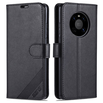 For Huawei Mate 40 AZNS Sheepskin Texture Horizontal Flip Leather Case with Holder & Card Slots & Wallet(Black) by AZNS