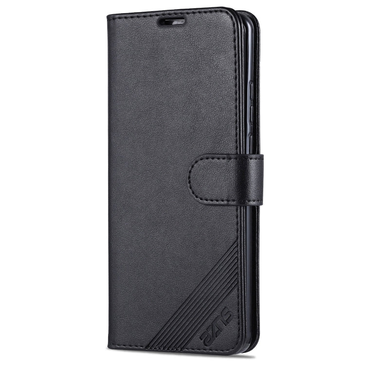 For Huawei Mate 40 AZNS Sheepskin Texture Horizontal Flip Leather Case with Holder & Card Slots & Wallet(Black) by AZNS