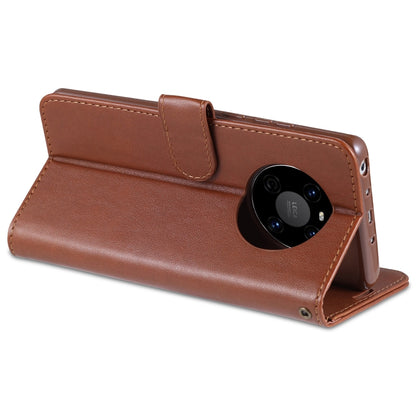 For Huawei Mate 40 AZNS Sheepskin Texture Horizontal Flip Leather Case with Holder & Card Slots & Wallet(Black) by AZNS