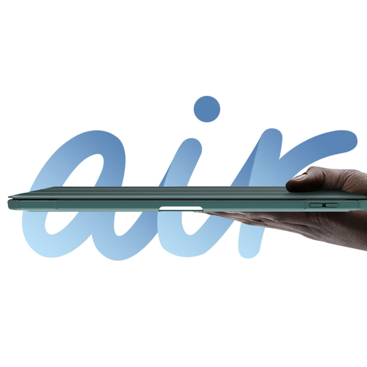 Mutural Pinyue Series PC + TPU Horizontal Flip Leather Case with Holder & Pen Slot & Sleep / Wake-up Function For iPad Air 2022 / 2020 10.9(Black) by Mutural