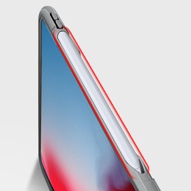 Mutural Yagao Series PC Horizontal Flip Leather Case with Holder & Pen Slot For iPad Air 2022 / 2020 10.9(Black) by Mutural