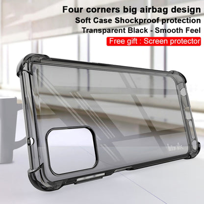 For Motorola Moto G Stylus (2021) IMAK All Coverage Shockproof Airbag TPU Case(Transparent Black) by imak