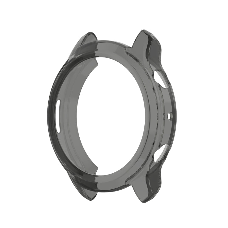 For TicWatch Pro 3 / Pro 3 Lite Half Coverage Hollowed TPU Protective Case(Transparent Black) by bashfashion