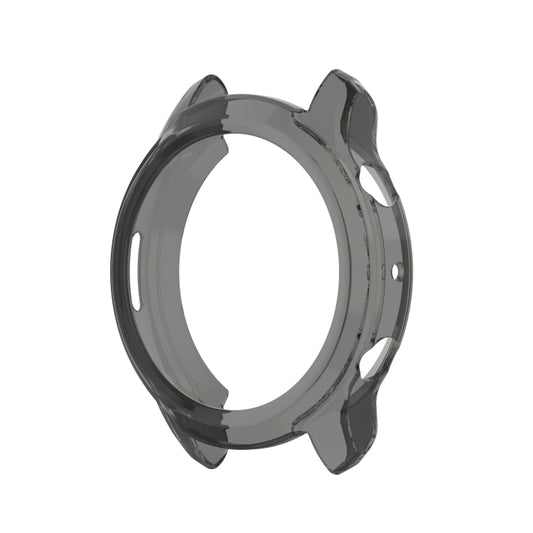 For TicWatch Pro 3 / Pro 3 Lite Half Coverage Hollowed TPU Protective Case(Transparent Black) by bashfashion