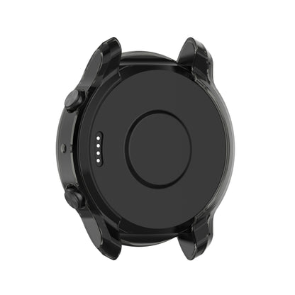 For TicWatch Pro 3 / Pro 3 Lite Half Coverage Hollowed TPU Protective Case(Transparent Black) by bashfashion