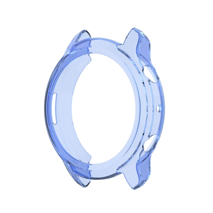 For TicWatch Pro 3 / Pro 3 Lite Half Coverage Hollowed TPU Protective Case(Transparent Blue) by bashfashion