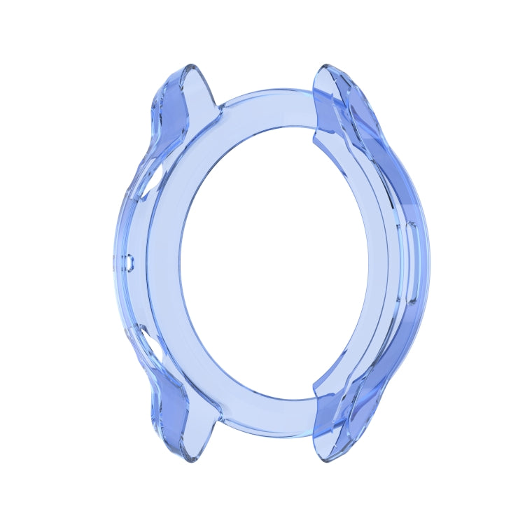 For TicWatch Pro 3 / Pro 3 Lite Half Coverage Hollowed TPU Protective Case(Transparent Blue) by bashfashion