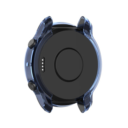 For TicWatch Pro 3 / Pro 3 Lite Half Coverage Hollowed TPU Protective Case(Transparent Blue) by bashfashion