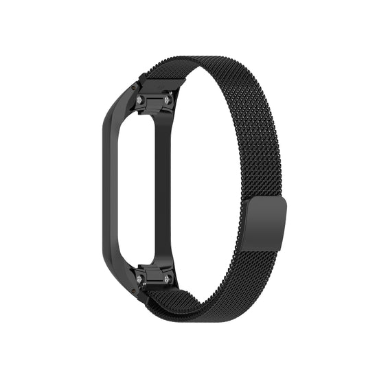 For Samsung Galaxy Fit 2 SM-R220 Milanese Watch Band(Black) by bashfashion