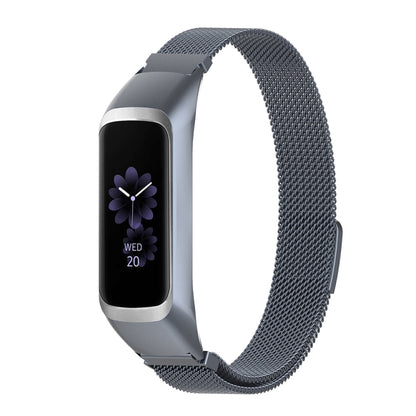 For Samsung Galaxy Fit 2 SM-R220 Milanese Watch Band(Grey) by bashfashion