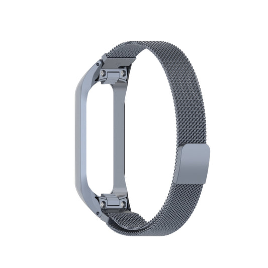 For Samsung Galaxy Fit 2 SM-R220 Milanese Watch Band(Grey) by bashfashion