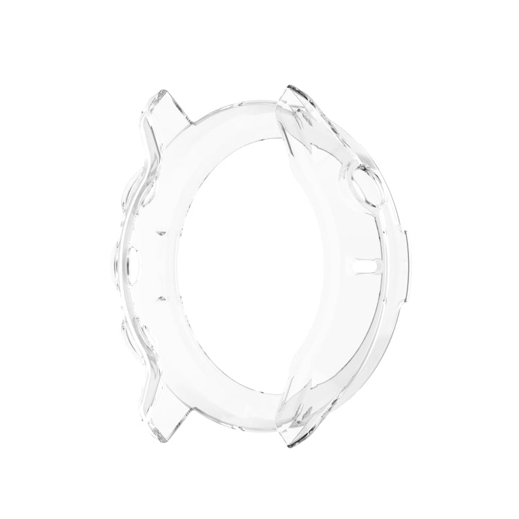 For Suunto 7 Half Coverage Hollowed TPU Protective Case(Transparent White) by bashfashion