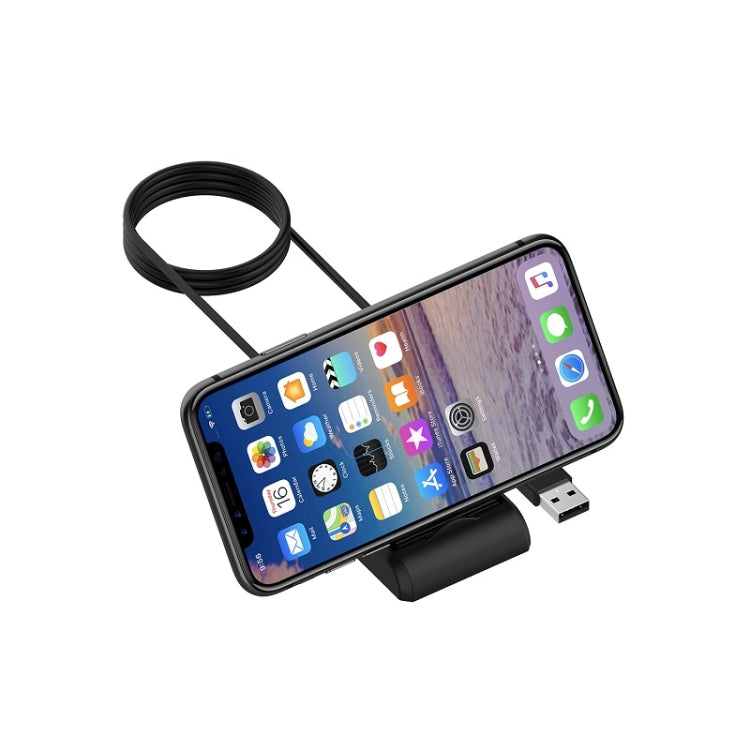 For Suunto 7 USB Vertical Magnetic Charger Holder with Data Function, Length: 1m(Black) by bashfashion