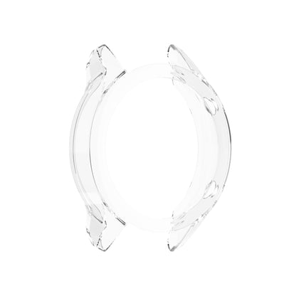 For Xiaomi Watch Color Sport Half Coverage Hollowed TPU Protective Case(Transparent White) by bashfashion