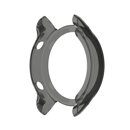 For Xiaomi Watch Color Sport Half Coverage Hollowed TPU Protective Case(Transparent Black) by bashfashion