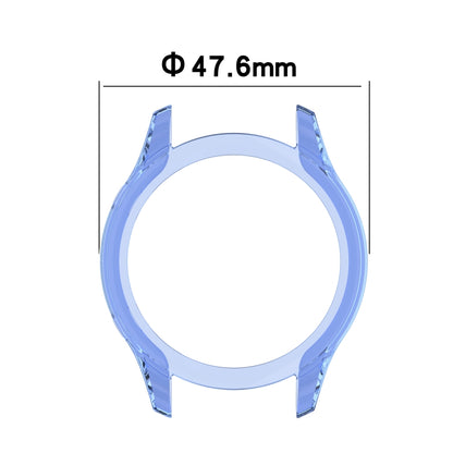 For Xiaomi Watch Color Sport Half Coverage Hollowed TPU Protective Case(Transparent Black) by bashfashion