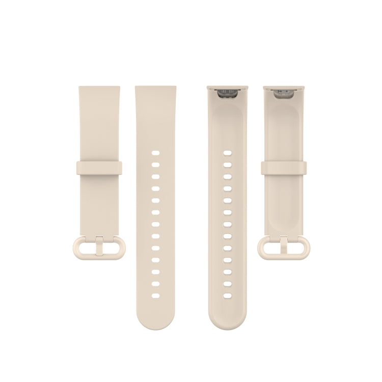 For Xiaomi Mi Watch Lite / Redmi Watch Silicone Watch Band, Size: One Size(Ivory) by bashfashion