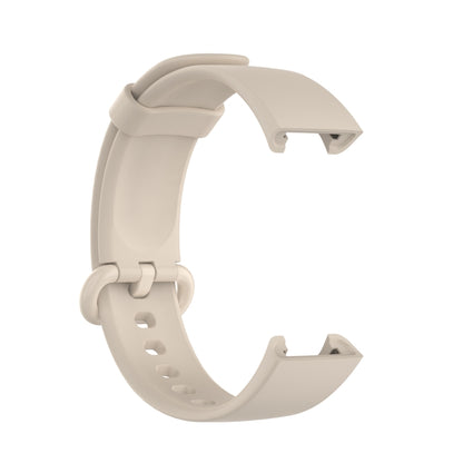 For Xiaomi Mi Watch Lite / Redmi Watch Silicone Watch Band, Size: One Size(Ivory) by bashfashion