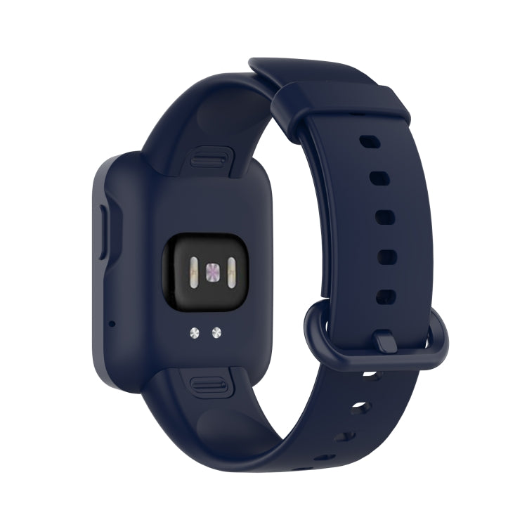 For Xiaomi Mi Watch Lite / Redmi Watch Silicone Watch Band, Size: One Size(Navy Blue) by bashfashion