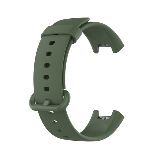For Xiaomi Mi Watch Lite / Redmi Watch Silicone Watch Band, Size: One Size(Dark Green) by bashfashion