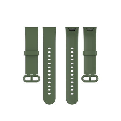 For Xiaomi Mi Watch Lite / Redmi Watch Silicone Watch Band, Size: One Size(Dark Green) by bashfashion