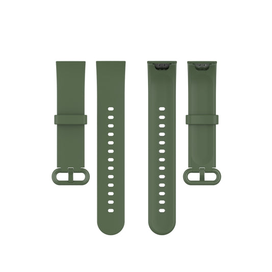 For Xiaomi Mi Watch Lite / Redmi Watch Silicone Watch Band, Size: One Size(Dark Green) by bashfashion