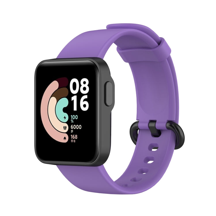 For Xiaomi Mi Watch Lite / Redmi Watch Silicone Watch Band, Size: One Size(Purple) by bashfashion