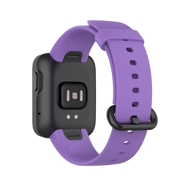 For Xiaomi Mi Watch Lite / Redmi Watch Silicone Watch Band, Size: One Size(Purple) by bashfashion