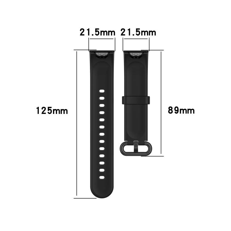 For Xiaomi Mi Watch Lite / Redmi Watch Silicone Watch Band, Size: One Size(Ivory) by bashfashion