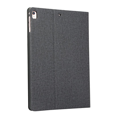 For iPad 10.2 2021 / 2020 / 2019 Voltage Craft Cloth TPU Protective Case with Holder(Black) by bashfashion