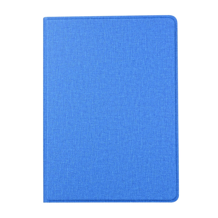 For iPad 10.2 2021 / 2020 / 2019 Voltage Craft Cloth TPU Protective Case with Holder(Blue) by bashfashion