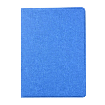 For iPad 10.2 2021 / 2020 / 2019 Voltage Craft Cloth TPU Protective Case with Holder(Blue) by bashfashion
